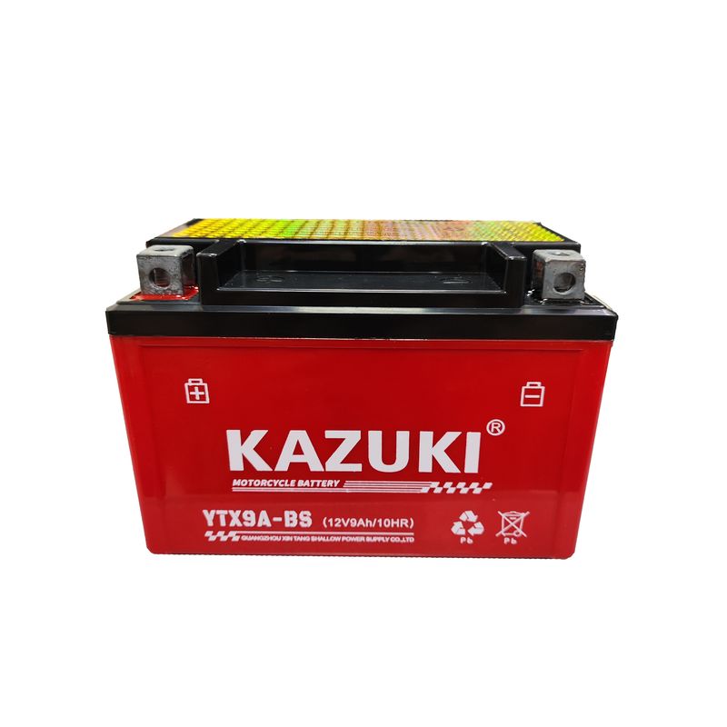 باتری موتورسیکلت 12 ولت 9 آمپر کازوکی مدل 12v9abs
